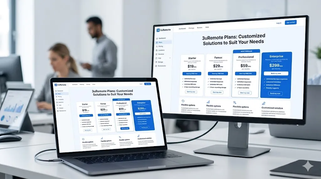 3uRemote Plans Customized Solutions to Suit Your Needs
