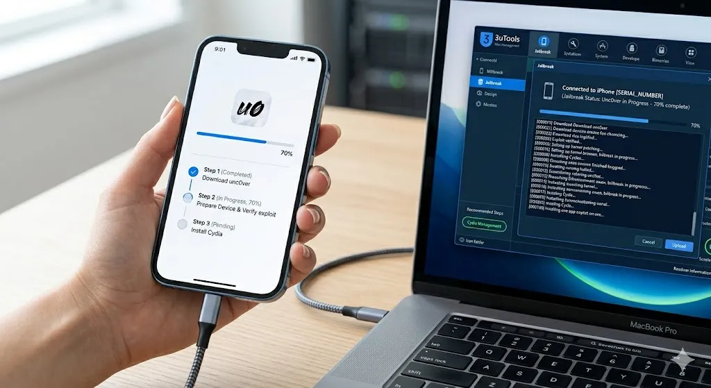 3uTools Jailbreak, How to Jailbreak iPhone (Unc0ver) 1 3uTools Jailbreak