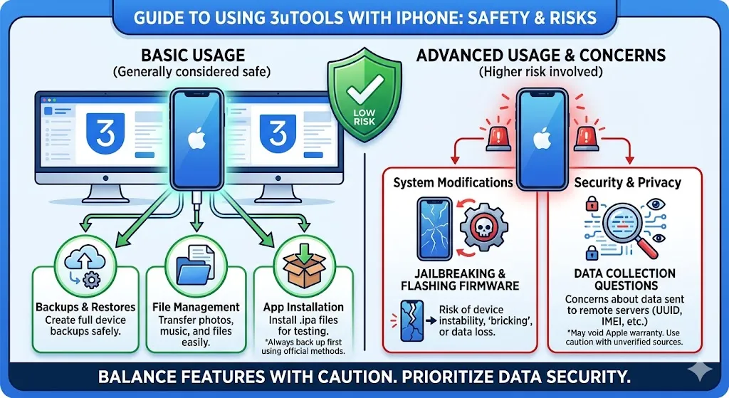 Can 3uTools damage my iPhone