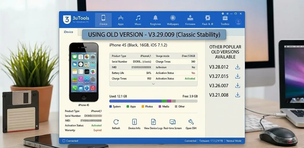 3uTools for PC Download and Install Software Windows 3 3uTools for PC Old Version