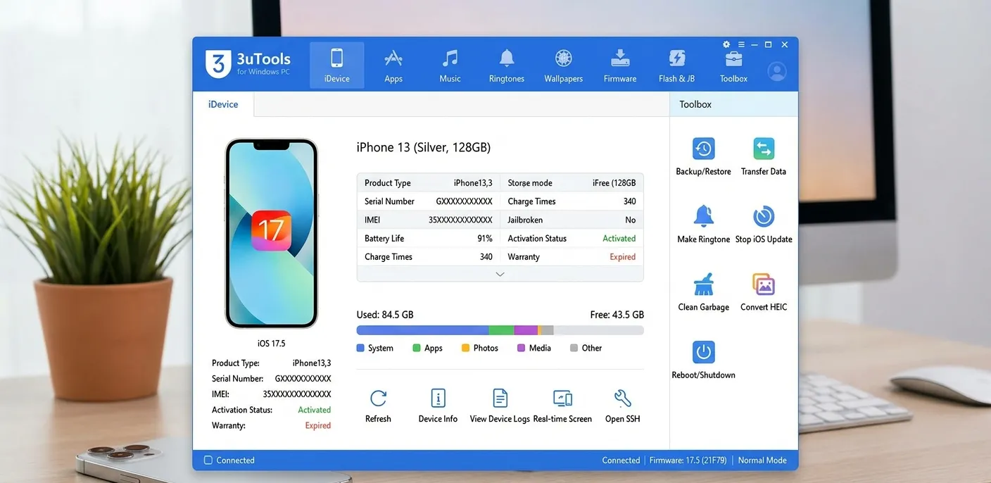 3uTools for PC Download and Install Software Windows 1 3utools for pc download